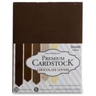 Bloco de Papéis para Scrapbook American Crafts Premium Cardstock Chocolate Lovers 21,6 x 27,9 cm 50 Folhas - 377697