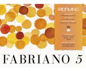 Bloco De Papel Aquarela Fabriano 5 Gf 300g/m² 26x36cm