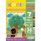 Bloco de Papel EcoCores Textura Visual 2 7 Cores 3 Estampas 36 Folhas - Novaprint