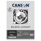 Bloco de Papel Layout A3 Canson Linha Tecnica 50 Folhas