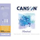 Bloco de Papel Para Aquarela Montval Max Pack Canson A4+ 300g/m²