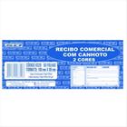 Bloco de recibo comercial Animativa com canhoto 198X88mm