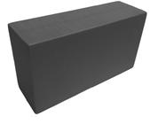 Bloco De Yoga Pilates 23X13X7Cm - Preto - Ams Eva