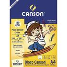 Bloco escolar de desenho creme infantil 20fls a4 140gr 66667072 - CANSON