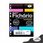 Bloco Fichário Colegial 40fls Pretas Quadriculada 90g Merci