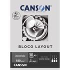 Bloco Layout Canson 180 g/m² A3 20 Fls