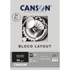 Bloco Layout Canson 90g A4 50 Fls