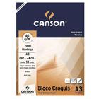 Bloco Manteiga A3 Branco 50 Folhas Croquis - Canson