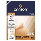 Bloco Manteiga A3 Branco 50 Folhas Croquis - Canson