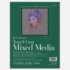 Bloco Mix Media Strathmore Toned Gray 229 x 305 mm 300g 15 Folhas P462309