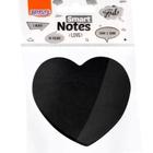 Bloco notas Adesivas Smart notes Love BRW Coração Preto