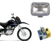 Bloco Óptico Xlr 125 Xr 200 Xr 250 + Lâmpada Farol Hella Ano 1989 Até 2008