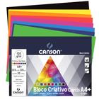 Bloco Papel Criativo Cards A4+ 325x235mm Canson 120g 8 Cores 32Fls