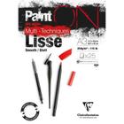 Bloco Papel Multi-Técnica Paint On Lisse A3 25 Folhas Liso - Clairefontaine