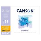 Bloco Papel P/ Aquarela Canson Montval Textura Fina 300g A3