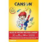 Bloco Papel Pintura Infantil Multi Técnicas 12 Fls A4 180g - Canson