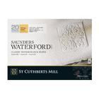 Bloco para Aquarela ST Cuthberts Mill S.Waterford Grão Rugoso Branco Natural 51 x 36 cm 20 Folhas 300g T46630001011M