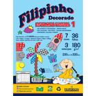 Bloco para Educação Artística Textura 1 Decorado A4 180G com 36 Folhas