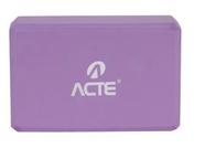 Bloco Para Exercícios - Pilates e Yoga T60-rx - Roxo Acte Sports