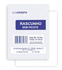 Bloco para rascunho sem picote 78x104mm 50 folhas kit 40 unidades - Sidgraph