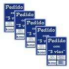 Bloco Pedido 1/36 Tamoio 3 vias Pequeno 75 Folhas 1086 C/20