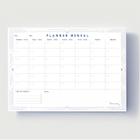 Bloco Planner Mensal Art Déco 50 folhas tamanho A4 - Fábrica de Pôster