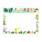 Bloco Planner Semanal Love Garden Verde - Fina Ideia