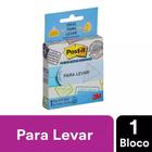 Bloco Post It 3M Para Levar 76x76mm 90 Folhas Azul