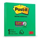 Bloco Post-it 654 Verde Limão 76x76mm 90 folhas 3M