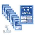 Bloco Rascunho Anotações 80 Folhas Kit 10 Un Folha Jornal - Tamoio