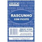 BLOCO RASCUNHO COM PICOTE SÃO DOMINGOS 80 FOLHAS  80mmX115mm PACOTE COM 10 UNIDADES