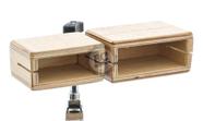 Bloco Sonoro Percubo WoodBlocks Double com kit com 2 blocos de madeira em Virola