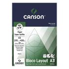 Bloco Tecnico Layout Canson 180 g/m2 A3 (297x420mm) 20 Fls