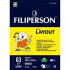 Bloco tecnico sem margem lay-out a-3 63g.50fls.branco filiperson