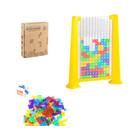 Blocos de Construção 3D Coloridos - Tetris e Tangram Educativo para Crianças