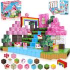 Blocos de construção magnéticos Annexfun Unicorn World 100PCS