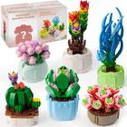 Blocos de construção OoundArm Succulents Blind Box Series 2 unidades