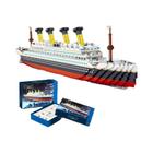 Blocos de Construção Titanic para Crianças - 4404 Peças - Mini Modelo de Navio