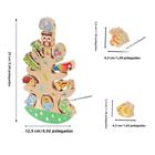 Blocos De Empilhamento De Árvore De Equilíbrio De Madeira Montessori, Brinquedos Educativos Para