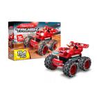 Blocos De Encaixe Monster Truck Vermelho - Xalingo