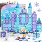 Blocos de ladrilhos magnéticos Gobidex Frozen Princess Castle 102 unidades