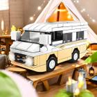 Blocos de Montar Brinquedo Lego Trailer Camping com 92 Peças