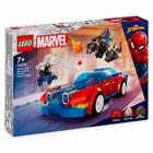 Blocos de Montar - Carro de Corrida Homem-Aranha e Duende Venom - 227 peças - LEGO Marvel Spiderman