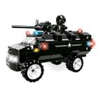 Blocos de Montar Carro Polícia Blindado Tático Caveirão Swat 182 Peças - Compatível Lego - Xalingo