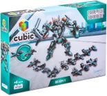 Blocos de Montar Cubic 25 em 1 Super Robot 577 Peças Multikids