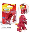 Blocos de Montar Duplos Infantil Dinossauro Kids 32pcs JIESTAR