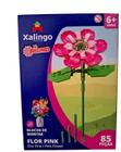 Blocos de Montar - Flor Pink - Mundo Encantado XALINGO