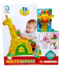 Blocos de Montar - Girafa de Atividades Amarela - Baby Land - 8016 CARDOSO