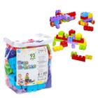 Blocos de Montar Infantil Lego M-Bricks Com Rodinhas 93 Peças - Maral