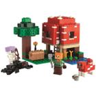 Blocos De Montar Lego Minecraft A Casa Cogumelo 272 Peças